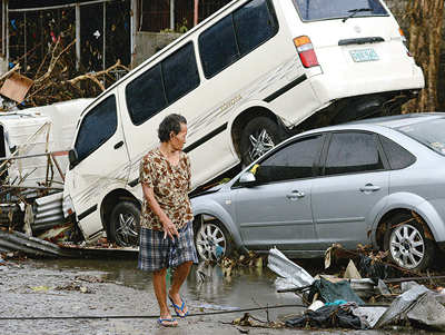 TOPSHOTS-PHILIPPINES-WEATHER-STORM-SECURITY