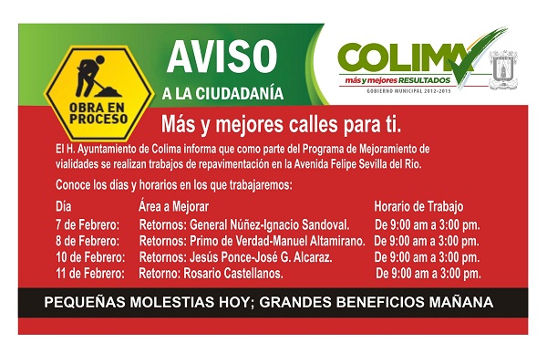 Mejoramiento Vialidades
